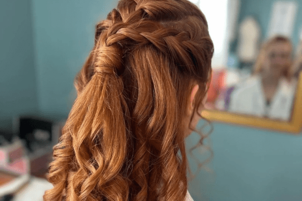 Woman’s hair care at Legacy Hair Salon in Milford, PA