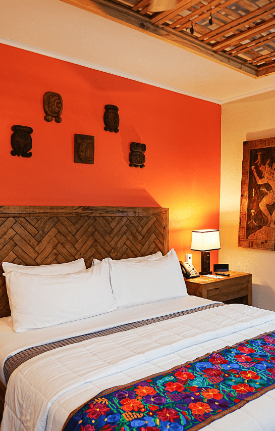 Uxmal King Room interior at La Posada Milford hotel