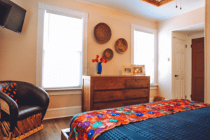 Room setup at La Posada Milford hotel