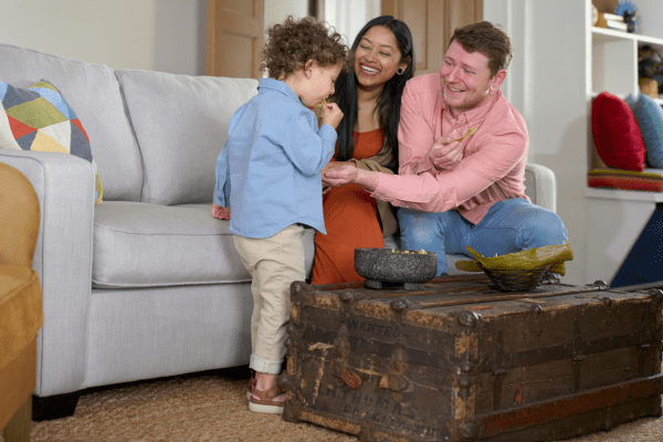 Guests enjoying time with their children at La Posada Milford hotel