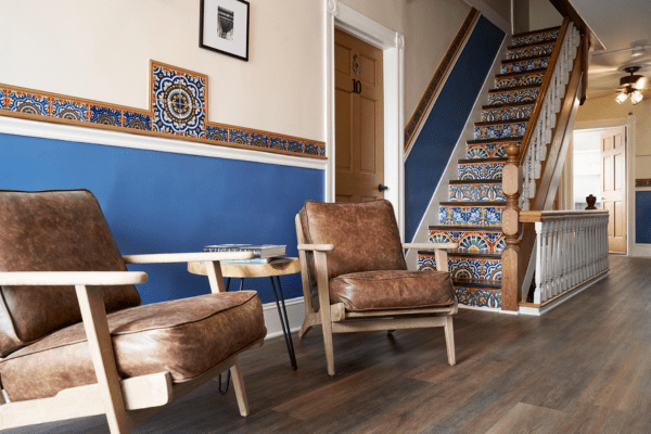 Cozy and elegant interior setup at La Posada Milford hotel