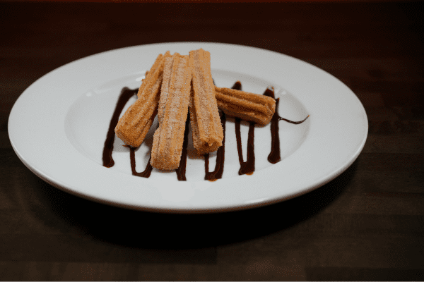 Image of churros dessert at La Posada Milford hotel